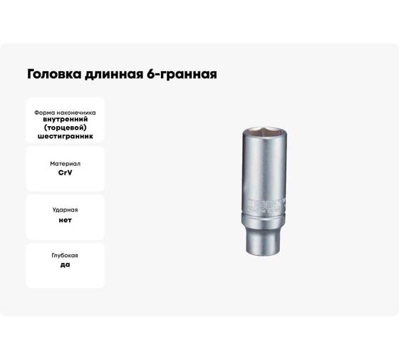 Головка длинная 6-гранная INFO 5.5 мм, 1/4DR 92550055