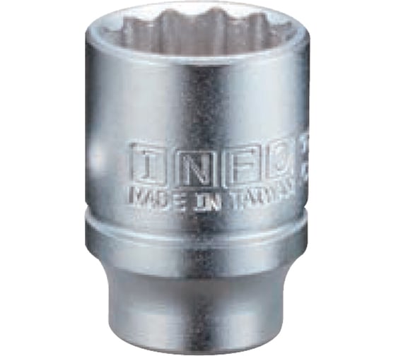 Головка короткая 12-гранная INFO 10 мм, 1/4DR 92910