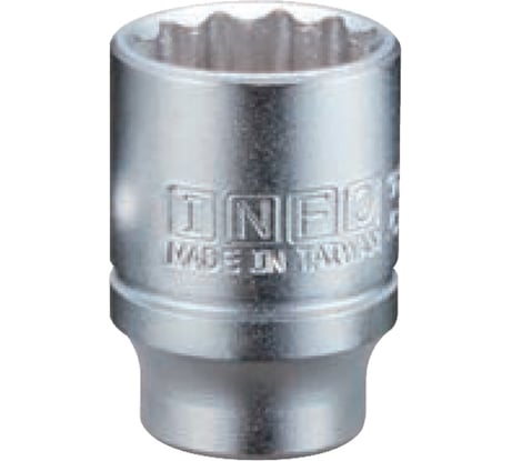 Головка короткая 12-гранная INFO 4 мм, 1/4DR 92904