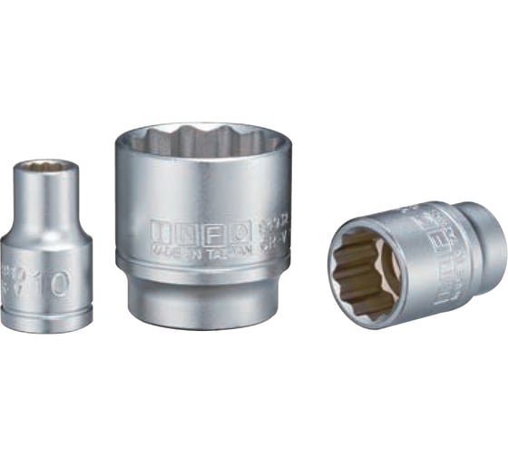 Головка короткая 12-гранная INFO 16 мм, 3/8DR 93916