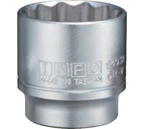 Головка короткая 12-гранная INFO 10 мм, 3/8DR 93910