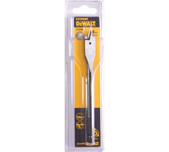 Сверло по дереву DEWALT EXTREME IMPACT, 16x132x152 мм, 1 шт DT4766-QZ