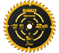 Пильный диск DEWALT DT1668, 184x16 мм, 40Z DT1668-QZ