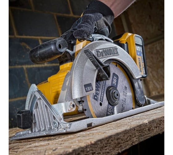 Пильный диск DEWALT DT1950, CONSTRUCTION по дереву с гвоздями 165/20 мм, 36 FTG +3 DT1950-QZ