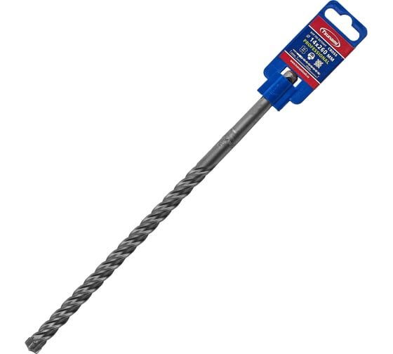 Бур по бетону Tsunami PROFESSIONAL Cross 14х260/205 мм, SDS-plus T10610300014260 1