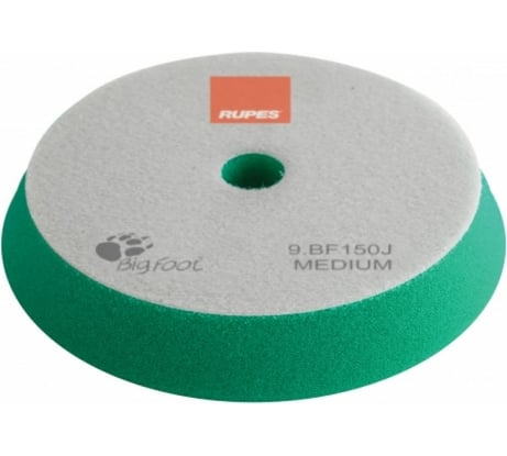 Диск полировальный из поролона средняя жесткость зеленый (130/150 мм) RUPES 9.BF150J