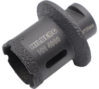 Коронка-фреза алмазная по плитке Hilberg 40-60 мм Super Hard m14 HH4060