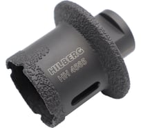 Коронка-фреза алмазная по плитке Hilberg 45-65 мм Super Hard m14 HH4565