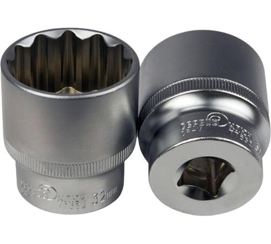 Головка торцевая 12-гранная 32 мм Сервис Ключ 77632