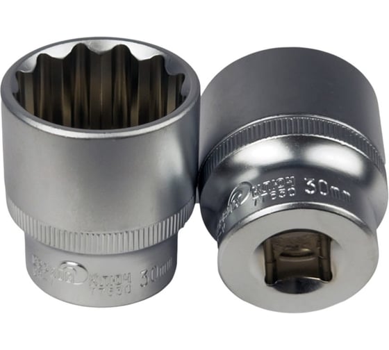 Головка торцевая 12-гранная 30 мм Сервис Ключ 77630