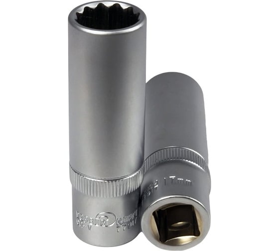 Головка торцевая глубокая 12-гранная 17 мм Сервис Ключ 77917