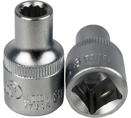 Головка торцевая 12-гранная 8 мм Сервис Ключ 77608