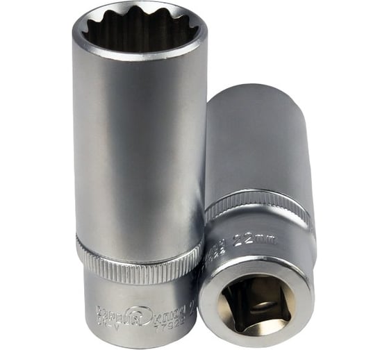 Головка торцевая глубокая 12-гранная 22 мм Сервис Ключ 77922