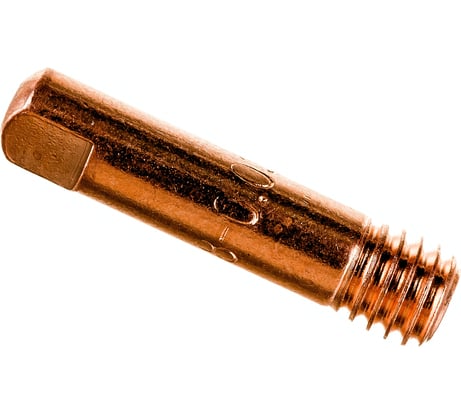 Наконечник сварочный прямой (10 шт; E-CU; М6; 0.8 мм) Сварог MS ICU0003-08R 97116