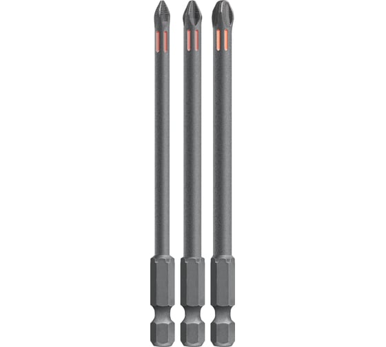 Набор бит kwb TORSION 3 шт, PH1, PH2, PH3, 100 мм 123040