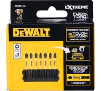 Бита DEWALT PZ2, 57 мм, 7 шт DT70821-QZ