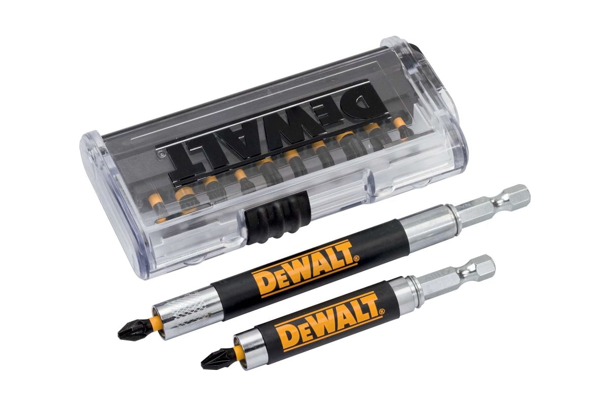 Бита DEWALT PH1, PH2, PH3, PZ1, PZ2, PZ3, SL6, T20, T25, T30, 25 мм, 14 ...