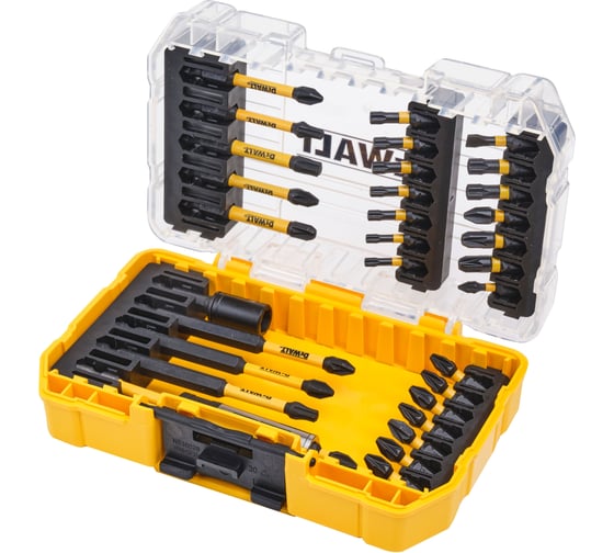 Набор бит и насадок в кейсе DEWALT DT70743T, FLEXTORQ 32 предмета DT70743T-QZ 1