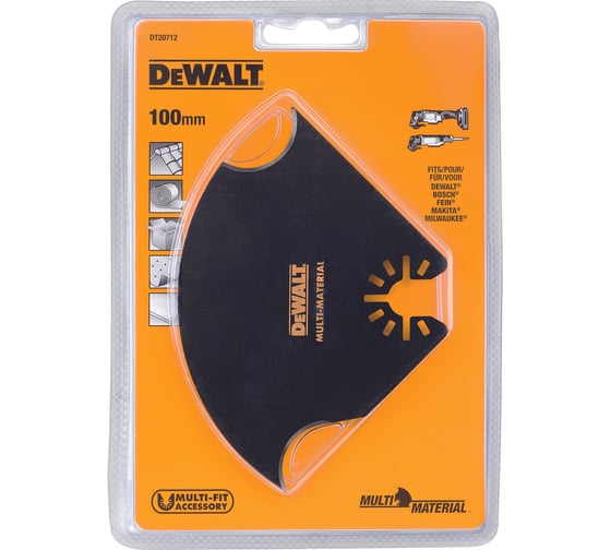 Насадка для мультитула DEWALT DT20712, 100 мм DT20712-QZ 1