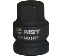Головка-бита ударная шестигранная Н17, 1/2, 35 мм, Cr-Mo AIST 4540117H 00-00017952