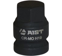 Головка-бита ударная шестигранная H19, 1/2, 35 мм, Cr-Mo 4540119H AIST 00-00017953