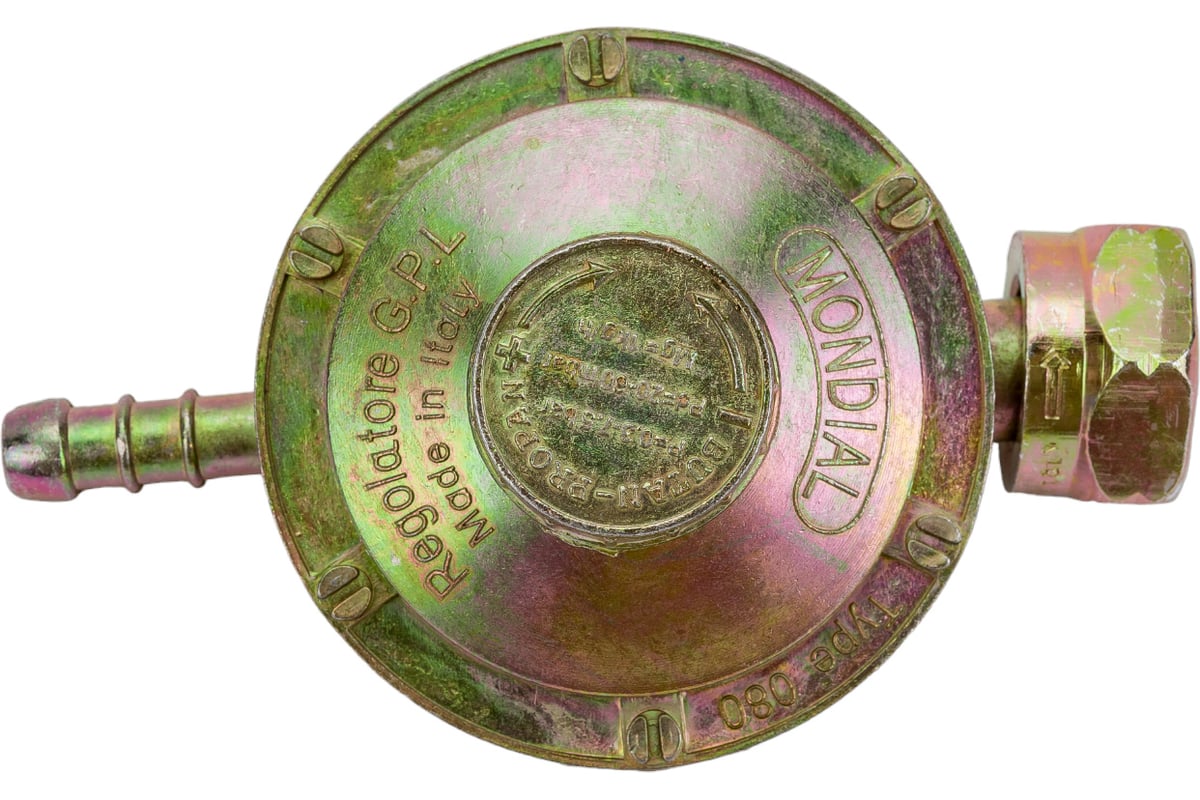 Редуктор пропановый бытовой тип Лягушка с регулятором Дока DK.1123. ...