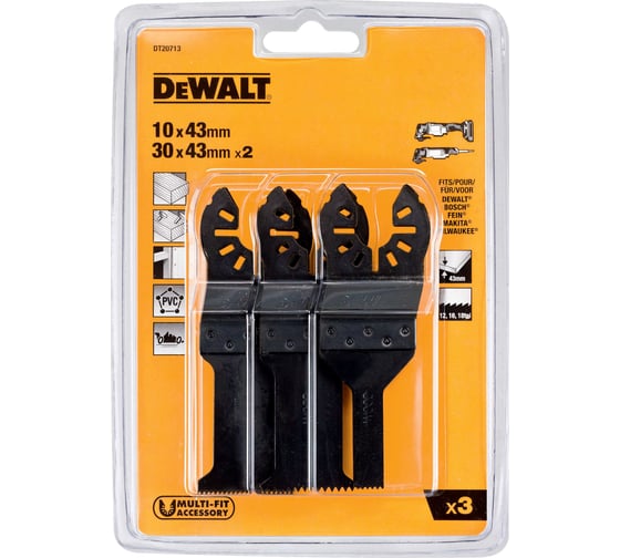 Набор насадок для мультитул DEWALT DT20713-QZ 1