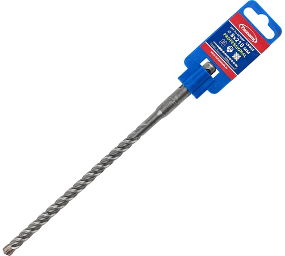 Бур по бетону Tsunami PROFESSIONAL Cross 8х210/160 мм, SDS-plus T10610300008210 1