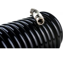 Шланг спиральный черный полиуретановый профи (5 м; 20 бар; 5х8 мм) Pegas pneumatic 4924
