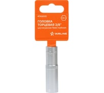 Торцевая головка Airline 3/8" шестигранная 12мм глубокая, пласт.подвес ATAQ022