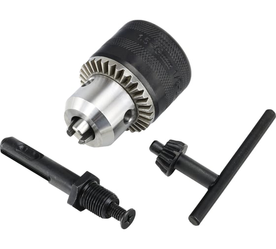 Патрон сверлильный 1.5-13 мм ЗВП с ключом и переходником SDS+ для перфоратора Diamond Industrial DIDPATR2SET