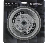 Диск пильный по алюминию, пластику 190х30/20 мм, Z=64 TCG AluCutter Diamond Industrial DIDA190Z64