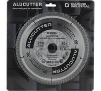 Диск пильный по алюминию, пластику 210х30 мм, Z=80 TCG AluCutter Diamond Industrial DIDA210Z80