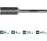 Бор-фреза по металлу ALTECO A 0820/6 MX 75625 2