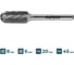 Бор-фреза по металлу ALTECO C 0820/6 MX 75638 2
