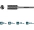Бор-фреза по металлу ALTECO B 0820/6 MX 75635 2