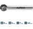 Бор-фреза по металлу ALTECO D 0807/6 MX 75641 2