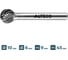 Бор-фреза по металлу ALTECO D 1009/6 MX 75642 2