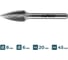 Бор-фреза по металлу ALTECO G 0820/6 MX 75650 2