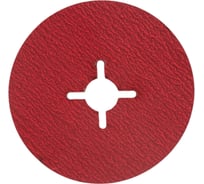 Фибровый диск Long Abrasive CR 964 Керамика 125x22.23 мм, P120, 10 шт D330492-10