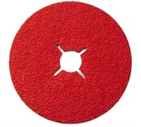 Фибровый диск Long Abrasive CR 964 Керамика 125x22.23 мм, P60, 10 шт D330487-10