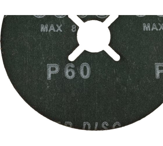 Фибровый диск Long Abrasive CR 964 Керамика 125x22.23 мм, P60, 10 шт D330487-10