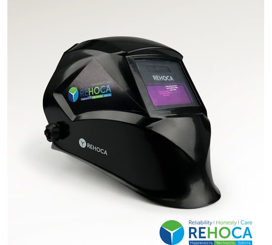 Маска сварочная REHOCA PRO Ф5 Хамелеон 93x43 мм, DIN 4/9-13 (внеш. регул.) регулировка чувствительности и задержки O0056654