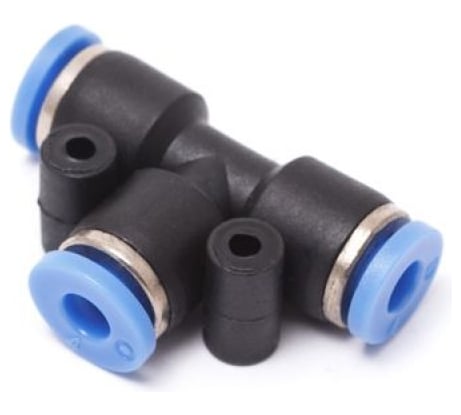 Фитинг T-образный для пластиковых трубок Partner 8 мм PA-SPE08(9393)