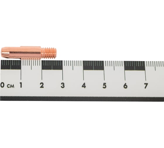 Наконечник сварочный Инсвартех M6, 28 мм E-Cu медь, d1.0, 10 шт IST0057