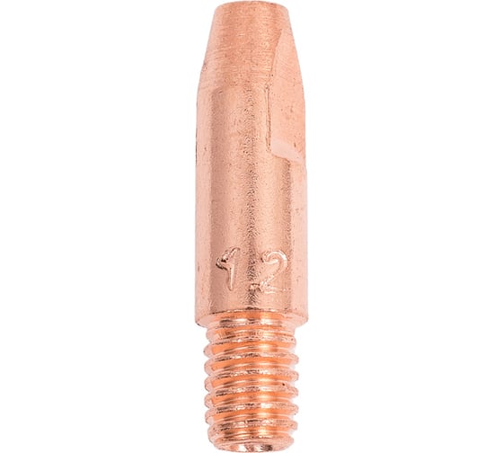 Наконечник сварочный Инсвартех M6, 28 мм, E-Cu, медь, d1.2, 10 шт, IST0058
