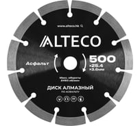 Диск алмазный по асфальту ALTECO 500х25.4 мм 66488