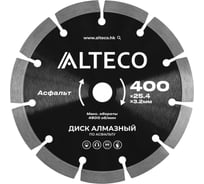 Диск алмазный по асфальту ALTECO 400х25.4 мм 66486