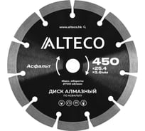 Диск алмазный по асфальту ALTECO 450х25.4 мм 66487