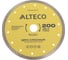 Диск алмазный по керамической плитке сплошной ALTECO 200х25.4 мм 66527 1